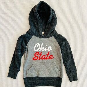 HOMAGE Ohio State Kids Hoodie - Gray and Black